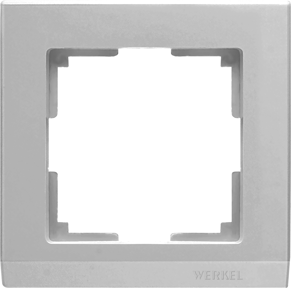 

WL04-Frame-01 Рамка на 1 пост (серебряный) Stark Werkel a031802, Stark WL04-Frame-01 a031802
