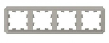 4-постовая рамка шампань Systeme Electric (Schneider Electric) AtlasDesign Antique ATN100504 фото