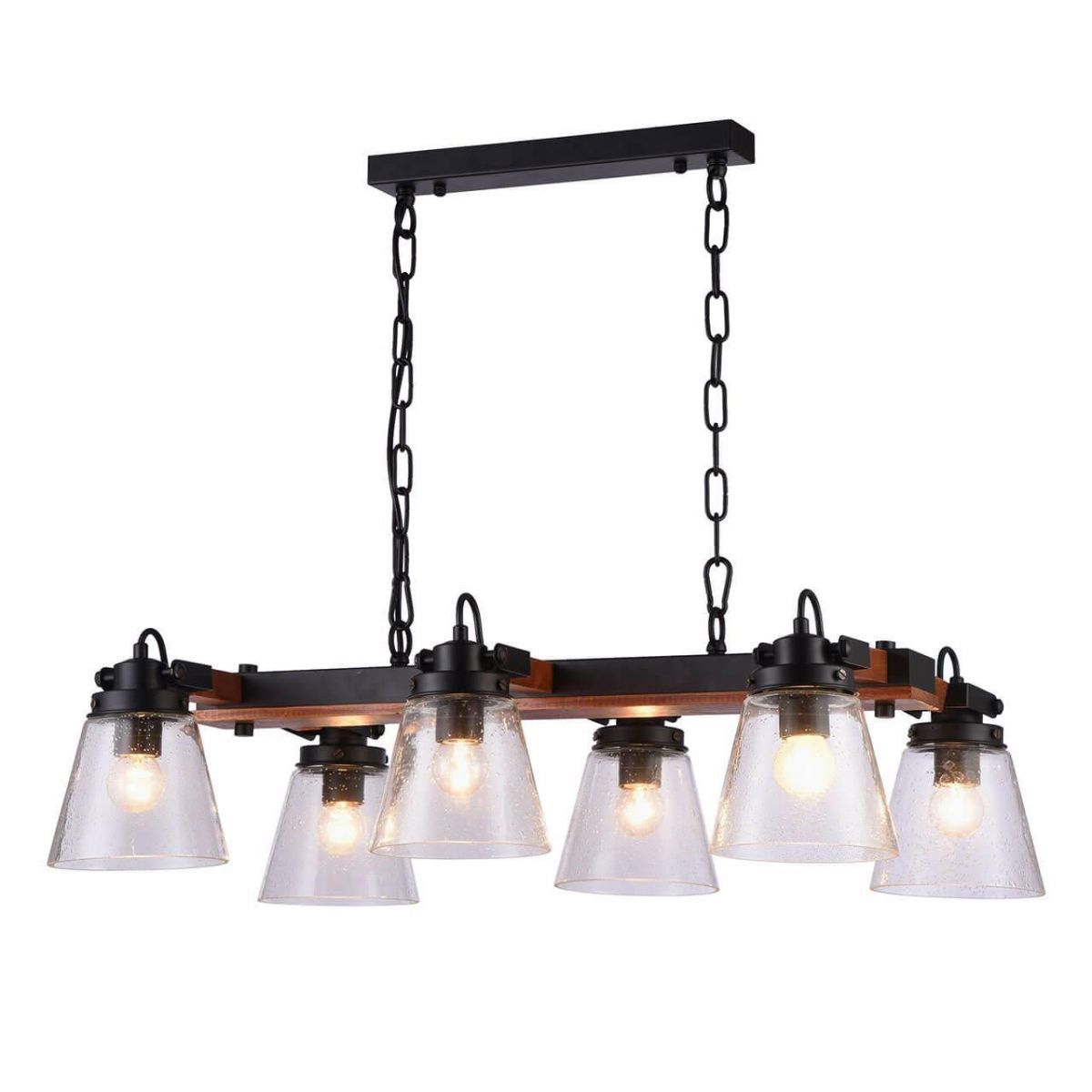 

Подвесная люстра Omnilux Borgo OML-51003-06, Чёрный, Borgo OML-51003-06