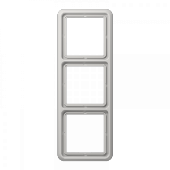 CD583LG Рамка CD 500 Светло-серый 3-постовая Jung фото