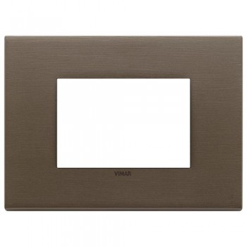 22653.12 Рамка Eikon EXE Темная бронза 3-модульная Vimar фото