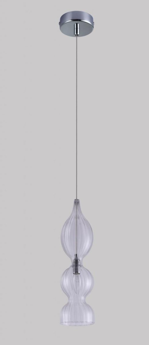 

Подвесной светильник Crystal Lux Iris SP1 B Transparent, Хром, Iris Iris SP1 B Transparent