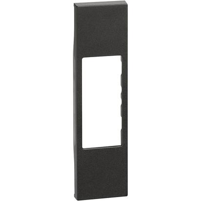 

Bticino Living Now - накладка RJ11/45-lamp.-Hcine 1 модуль черн. KG07, Living Now KG07