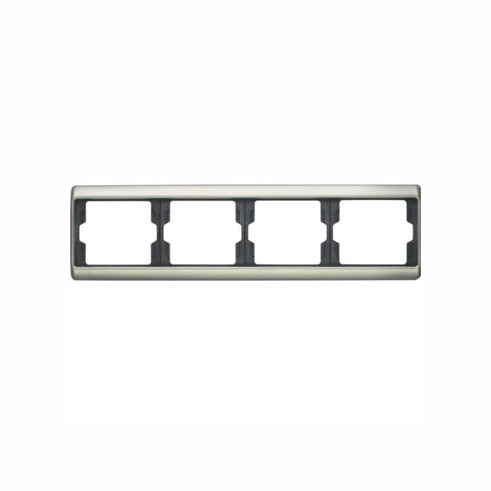 

13840004 Рамка Arsys Нержавеющая сталь 4-постовая Berker, Arsys 13840004