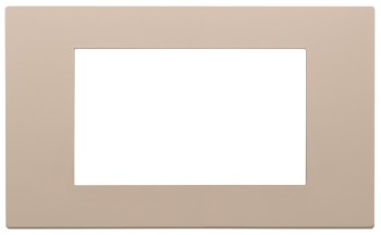 Рамка 4 модуля глина матовая, пластмасса Vimar Linea 30654.21 фото