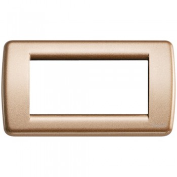 16754.22 Рамка Idea Rondo Бронза 4 модуля Vimar фото