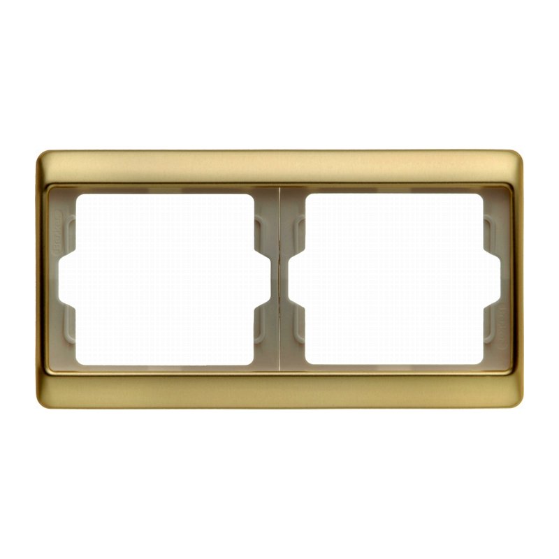 

13640002 Рамка Arsys Золото 2-постовая Berker, Arsys 13640002