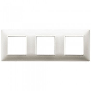 14644.21 Рамка Plana Никель матовый 6 модулей Vimar фото