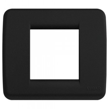 17098.D.16 Рамка Idea Rondo Черный шелк 2 модуля Vimar фото
