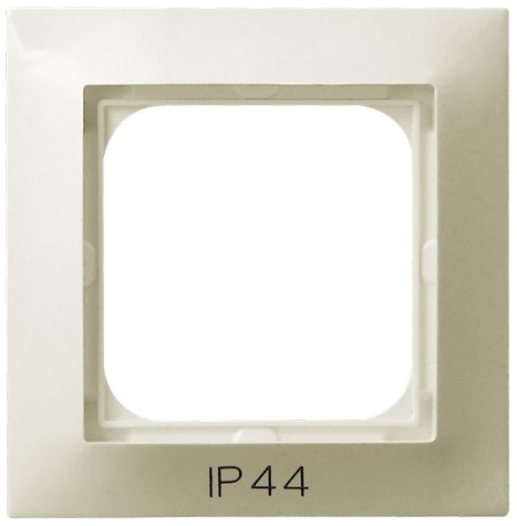 

RH-1Y/27 Рамка Ospel Impresja Бежевый 1-постовая для выключателя IP-44, RH-1Y/27