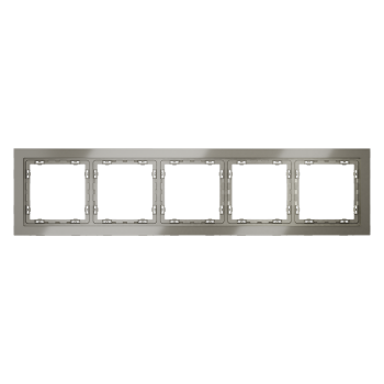 Рамка на 5 постов, шелк, стекло Voltum S70 VLS110504 фото