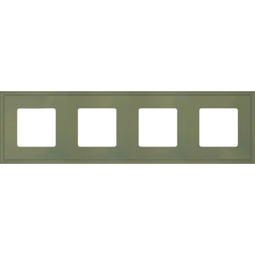 

FD01604GO Рамка New Marco Green olive 4-постовая Fede, New Marco FD01604GO