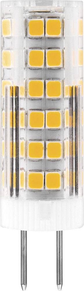 

Светодиодная лампа (7W) 230V G4 2700K Feron 25863, Прозрачный, 25863