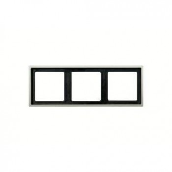 ES2983 Рамка LS 990 Нержавеющая сталь Edelstahl 3-постовая Jung фото