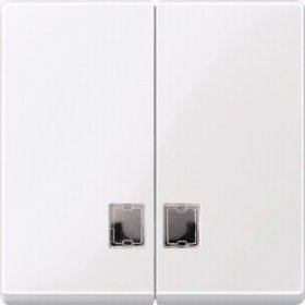 

MTN438525 Двойная клавиша с окнами для симв. Merten, M-Smart MTN438525