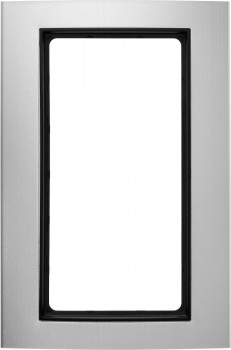 13093004 Рамка с большим вырезом B.3 Алюминий / Антрацитовый 2-постовая Berker фото
