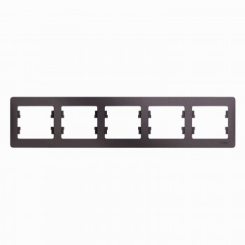 Рамка сиреневый туман 5-постовая Systeme Electric (Schneider Electric) Glossa GSL001405 фото