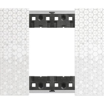 KA4802MW Рамка Bticino Living Now PIXEL 2-модульная фото