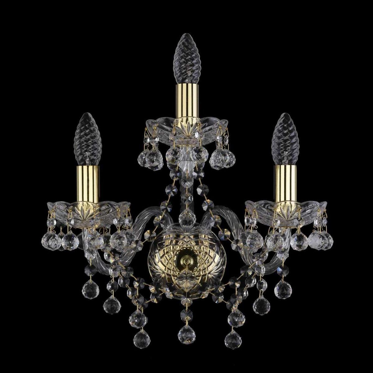

Бра Bohemia Ivele 1409B/2+1/141/G, Золотой, 1409B Gold 1409B/2+1/141/G