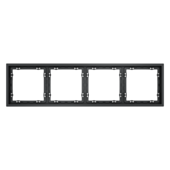 Рамка на 4 поста, графит Voltum S70 VLS100407 фото