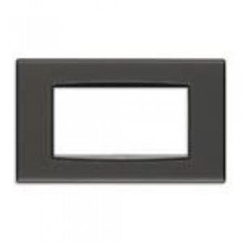 20654.40 Рамка Eikon Total Look Графит 4 модуля Vimar фото