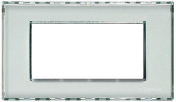 LND4804KR Рамка LivingLight Квадрат Kristall 4 модуля Bticino фото