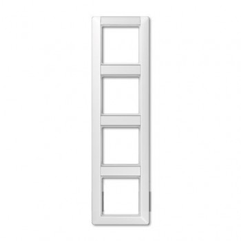AS584NAWW Рамка с полем для надписи AS 500 Белый 4-постовая вертикальная Jung фото