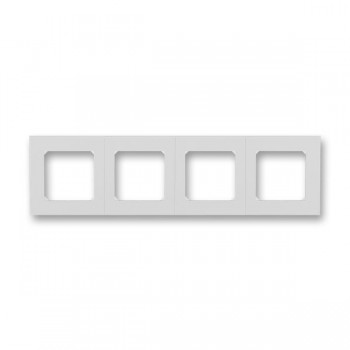 3901H-A05040 16W Рамка ABB Levit  Серый / Белый 4-постовая 2CHH015040A6016 фото