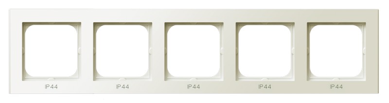 

RH-5R/27 Рамка Ospel Sonata Бежевый 5-постовая для выключатель IP-44, RH-5R/27