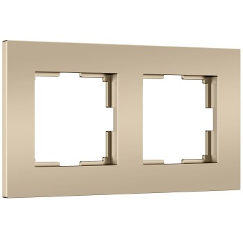 Рамка на 2 поста Slab (шампань софт) Werkel a071624 W0022911 фото