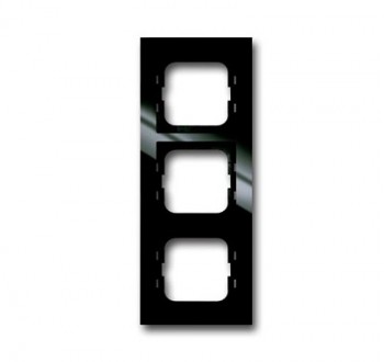 1723-295-500 Рамка Axcent Chateau-black 3-постовая ABB фото