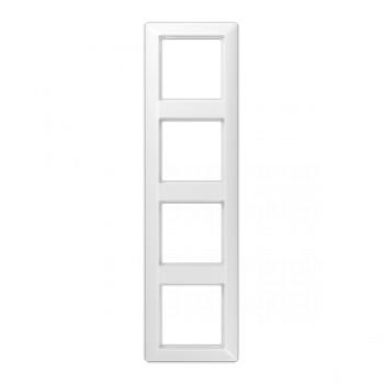 AS584BFWW Рамка ударопрочная AS 500 Белый 4-постовая Jung фото