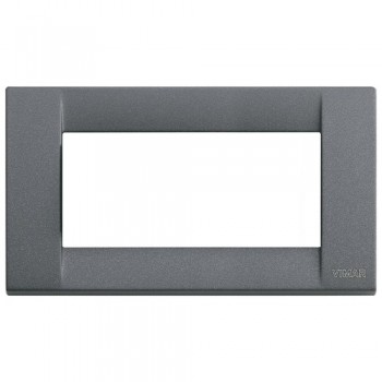 16734.46 Рамка Idea Classica Шиферный 4 модуля Vimar фото