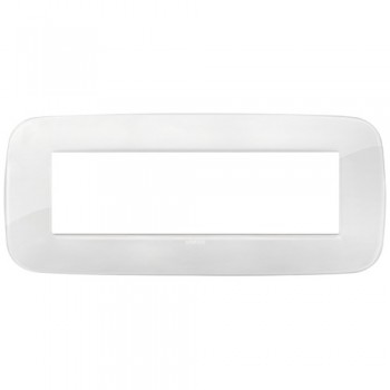 19687.B66 Рамка Arke Round Total Look Ледяной 7 модулей Vimar фото