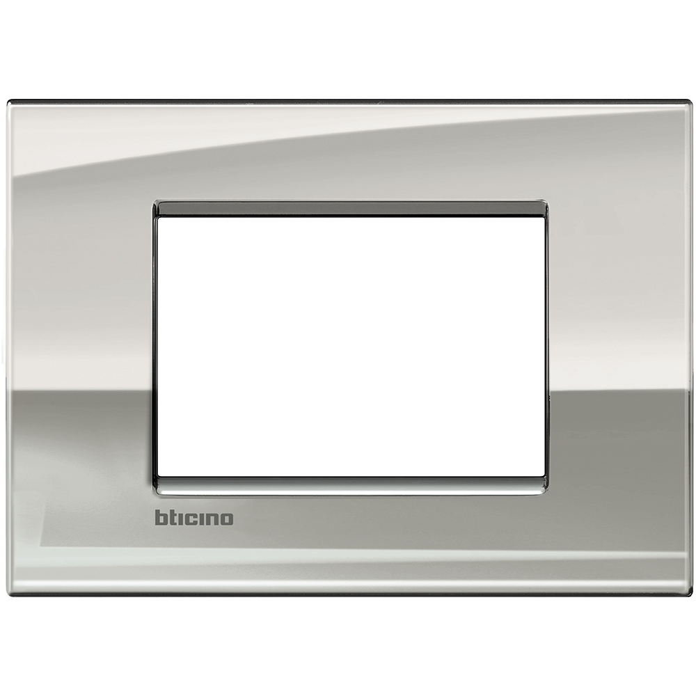 

LNC4803PL Рамка LivingLight Air Палладий 3 модуля Bticino, LivingLight Air LNC4803PL