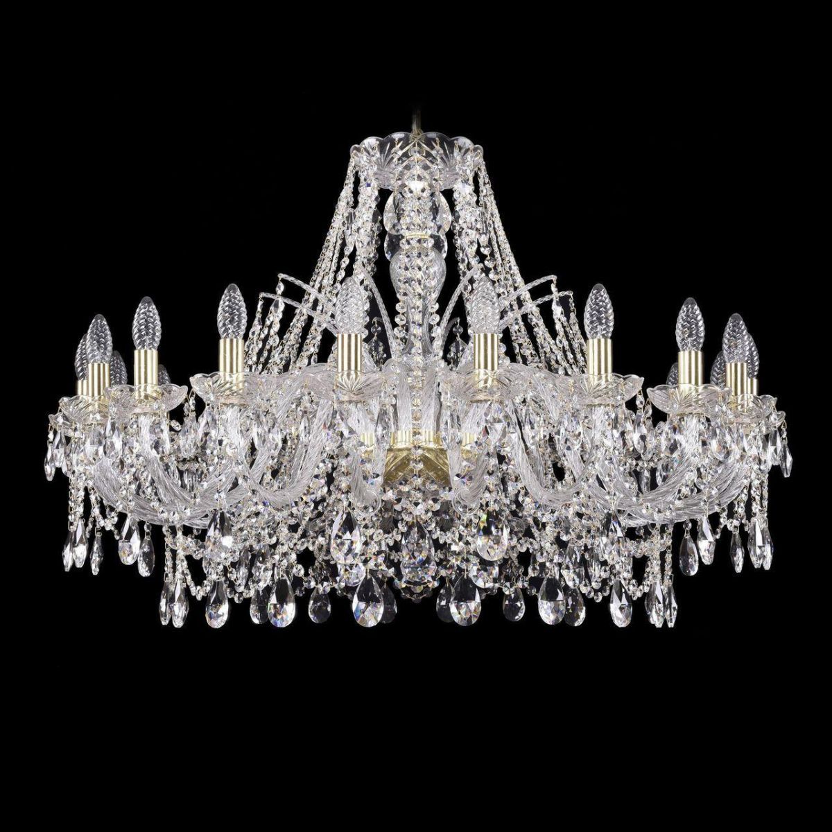 

Подвесная люстра Bohemia Ivele 1411/20/360/G, Золотой, 1411 Gold 1411/20/360/G