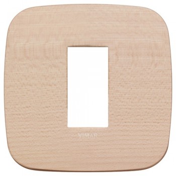 19671.53 Рамка Arke Round Клен 1 модуль Vimar фото