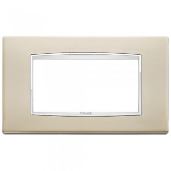 20654.C22 Рамка Eikon Chrome Classica Никель сатинированый 4 модуля Vimar фото