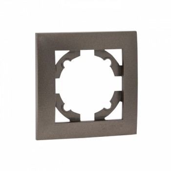 Рамка 1-местная графит EKF Валенсия EWM-G-301-60 фото