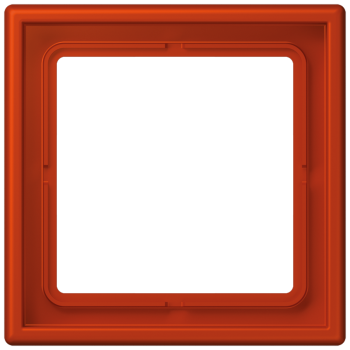 LC9814320A Рамка Les Couleurs Le Corbusier Красный 1-постовая Jung фото