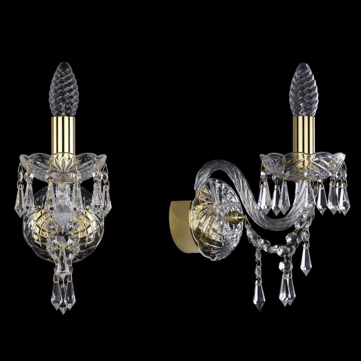 

Бра Bohemia Ivele 1403B/1/141/G, Золотой, 1403B Gold 1403B/1/141/G