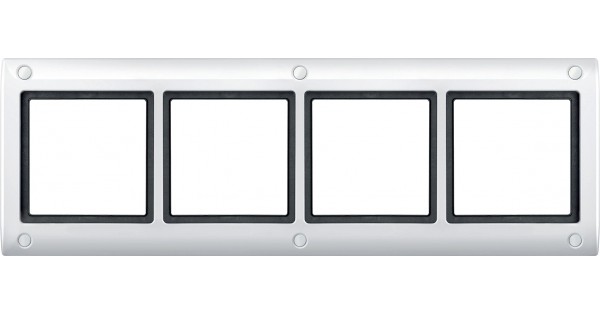 

MTN401419 Рамка Aquadesign Полярный белый 4-постовая Merten, Aquadesign MTN401419