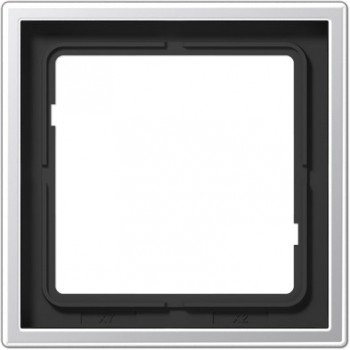 AL2981 Рамка LS 990 Алюминий 1-постовая Jung фото