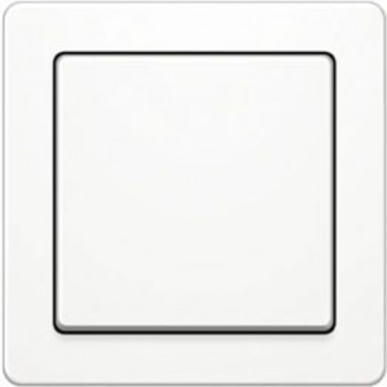 10116089 Рамка Q.1 Полярная белизна с эффектом бархата 1-постовая Berker фото