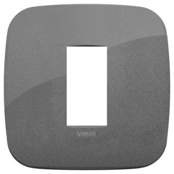 19671.22 Рамка Arke Round ардезия 1 модуль Vimar фото