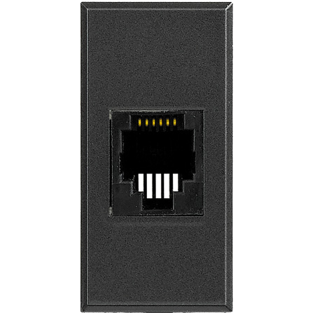 

HS4262C6 Axolute розетка RJ45 UTP к6 110 Bticino, Axolute Овал HS4262C6