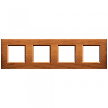 LNA4802M4LCA Рамка LivingLight Квадрат Американская вишня 2+2+2+2 модуля Bticino фото