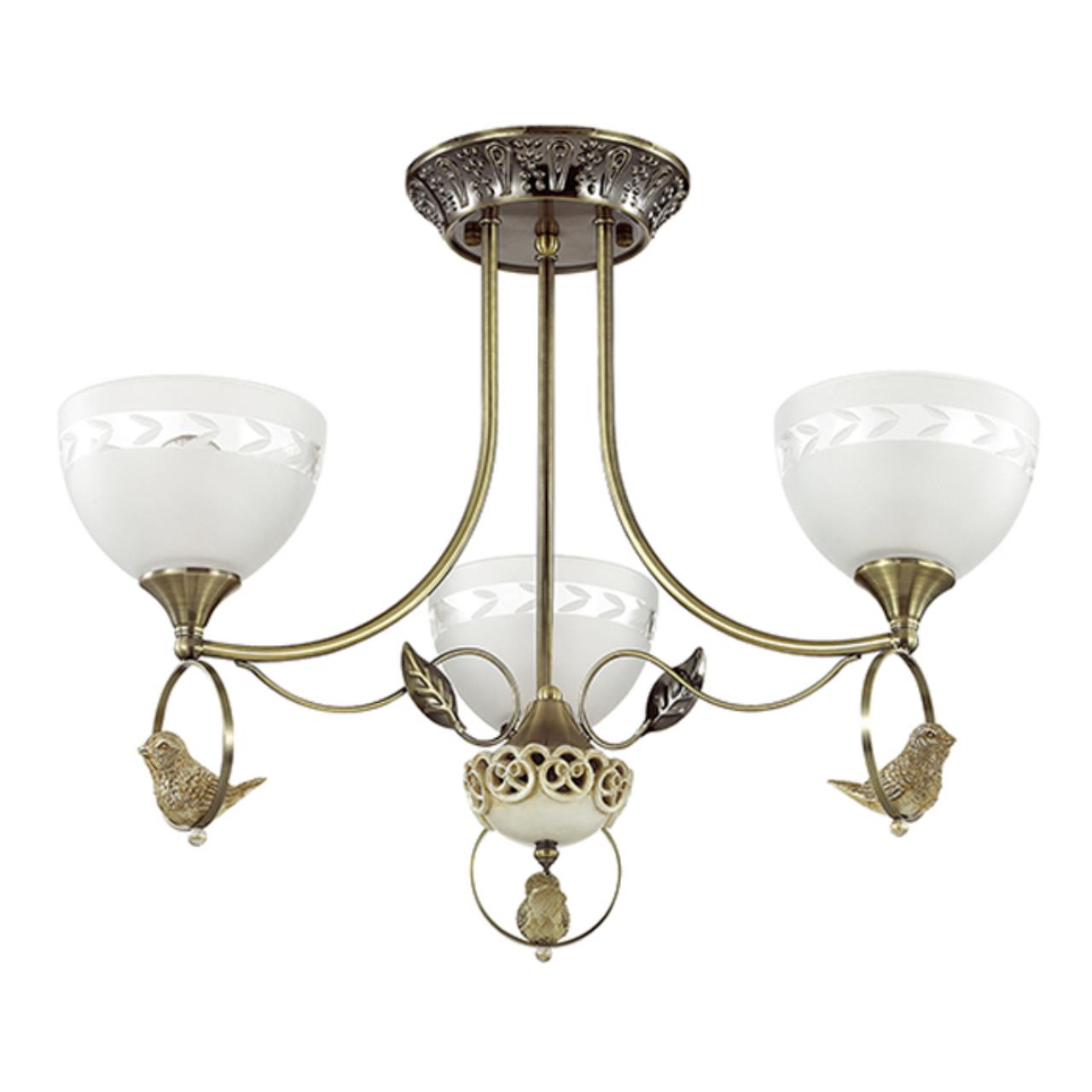 

Люстра потолочная Lumion Horas 3403/3C, Бронза, Horas 3403/3C