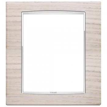 20668.C32 Рамка Eikon Chrome Classica Дуб выбеленый 8 модулей Vimar фото