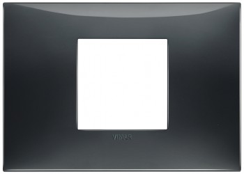 Накладка на 2 модуля центрально для коробки на 3 модуля, ардезия Vimar Neve Up 09672.03 фото